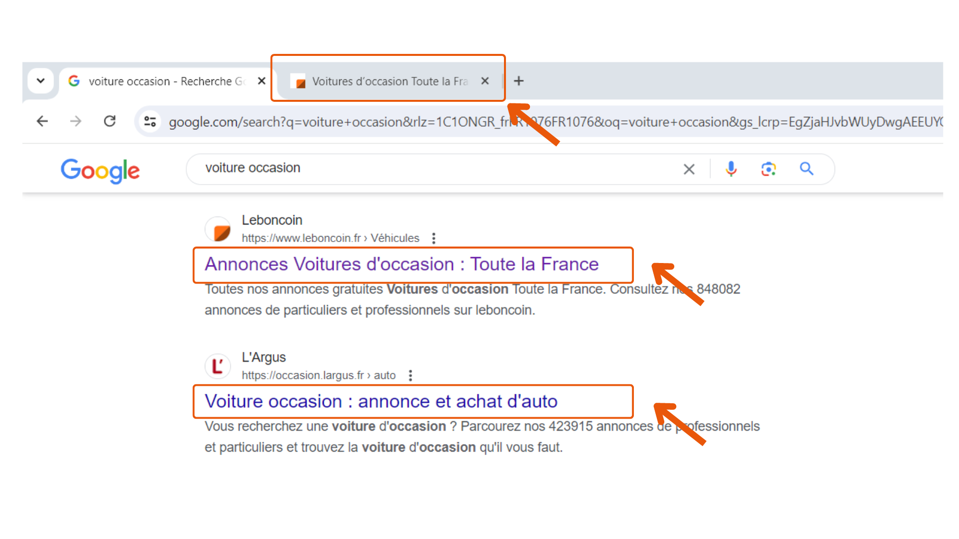 Balise title SERP - conseils pour optimiser son SEO - référencement naturel.