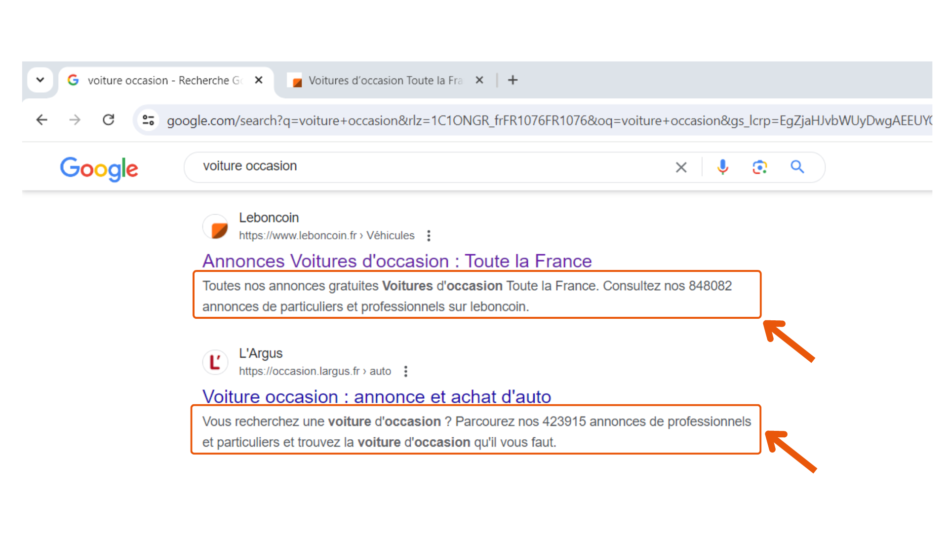 Meta description SERP - conseils pour optimiser son SEO